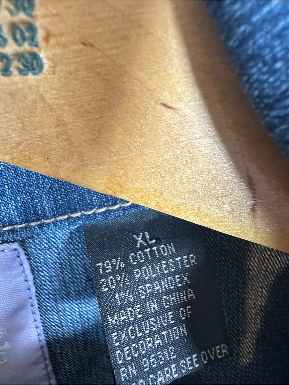 Lady Enyce Cropped Denim Jacket Embellished Size XL VTG Y2K Western Streetwear - Picture 6 of 12